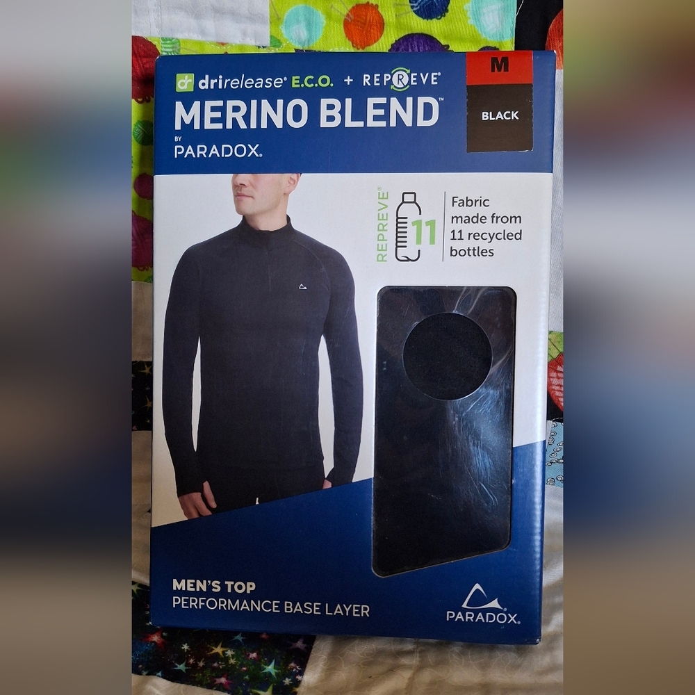 Men's Black Performance Sweater